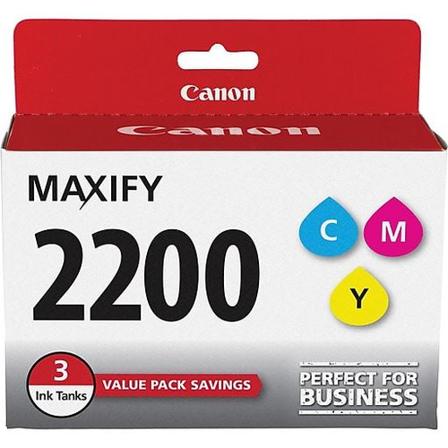 Canon PGI-2200 CMY Value Pack Color Ink , 3-Pack (9304B005)