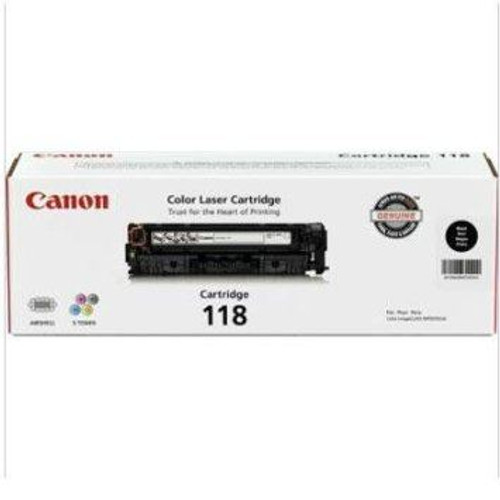 Canon 118 Black Toner Cartridge (Pack of 2) - 3,400 each (2662B004)