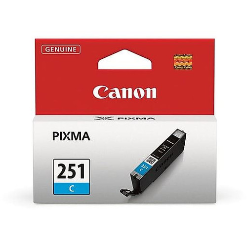 Canon CLI-251 Cyan Ink Cartridge, Standard (6514B001)