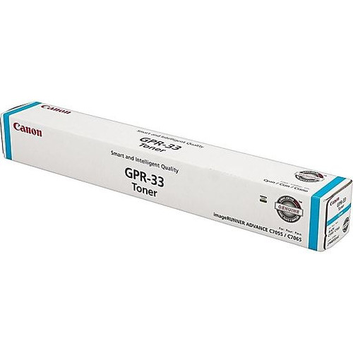 Canon GPR-33 Cyan Toner Cartridge, Standard Yield 52,000 (2796B003AA)