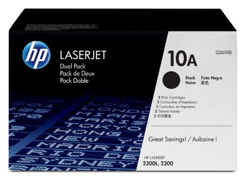 HP 10A Black Original LaserJet Toner Cartridge, Q2610A