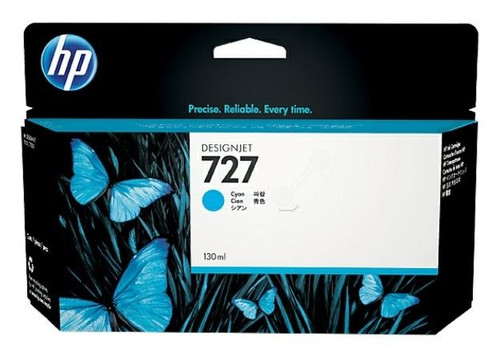 HP 727 300-ml Cyan DesignJet Ink Cartridge