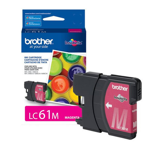 Brother LC61M Ink Cartridge - Magenta - Yield 325 Pages