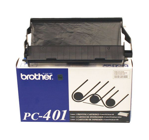 Brother PC401 Black Ribbon - 150 Yield