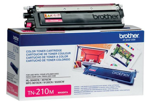 Brother TN210M Toner Cartridge - Magenta - Yield 1400 Pages