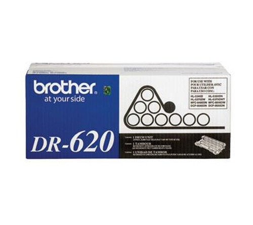 Brother DR620 Drum Unit - Black - Yield 25,000 Pages