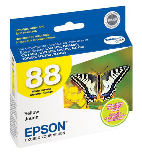 Epson T088420 88 Yellow DURABrite Ultra Moderate Capacity Ink