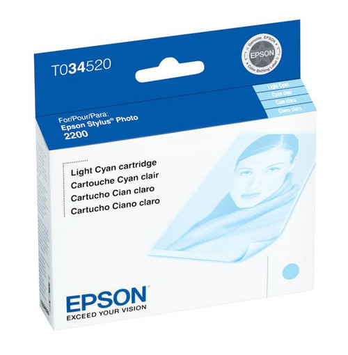 Epson T034520 Light Cyan Ink 440 Yield