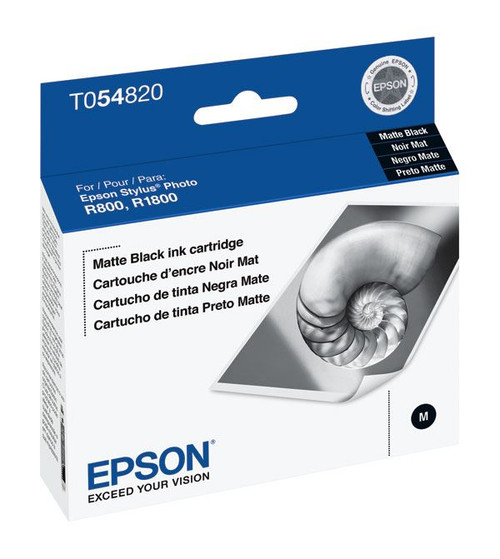 Epson T054820 Matte Black UltraChrome Hi-Gloss Ink 400 Yield