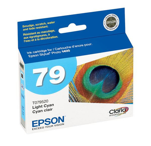 Epson T079520 79 Light Cyan Claria Hi-Definition High Capacity Ink 800