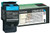 Lexmark C544X1CG Toner Cartridge - Cyan - Yield -  4000 Pages