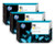 HP C5085A, 90 400ml Ink Cartridge - Yellow - Pack of 3