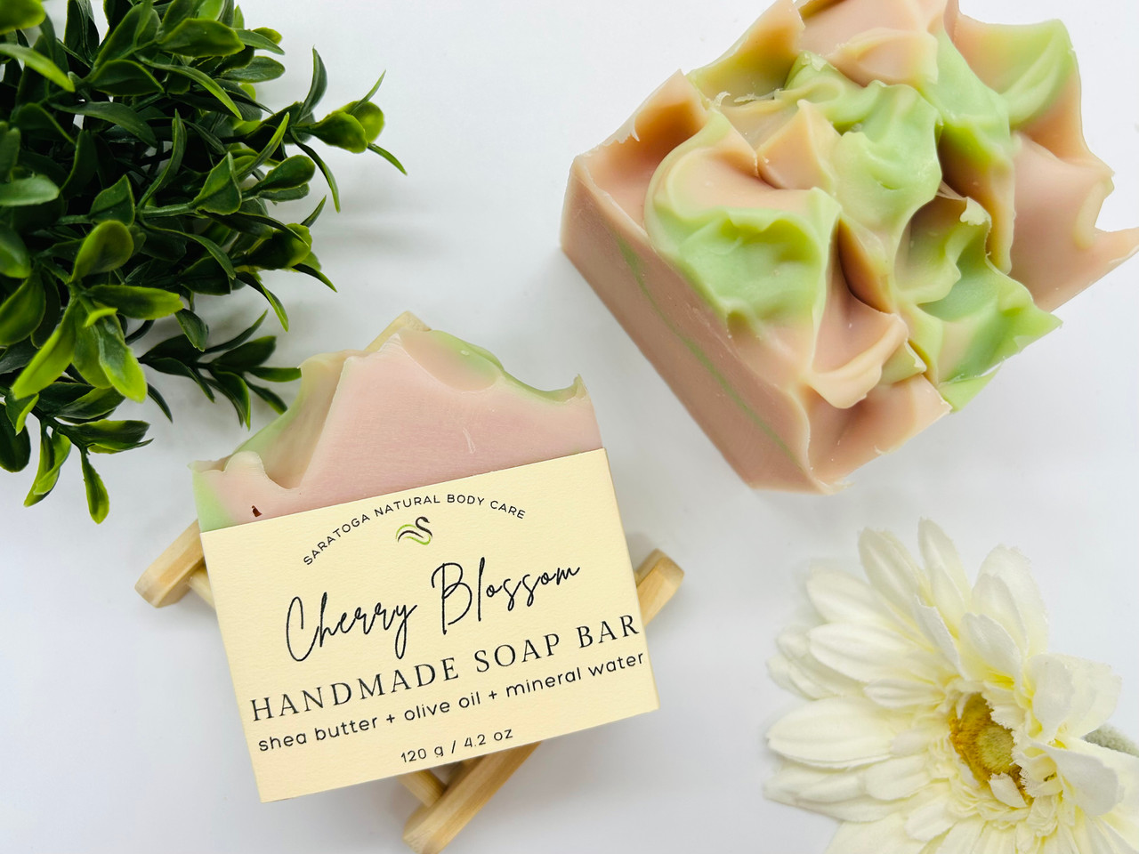 Cherry Blossom Solid Lotion Bar - Robin's Nest Soapery