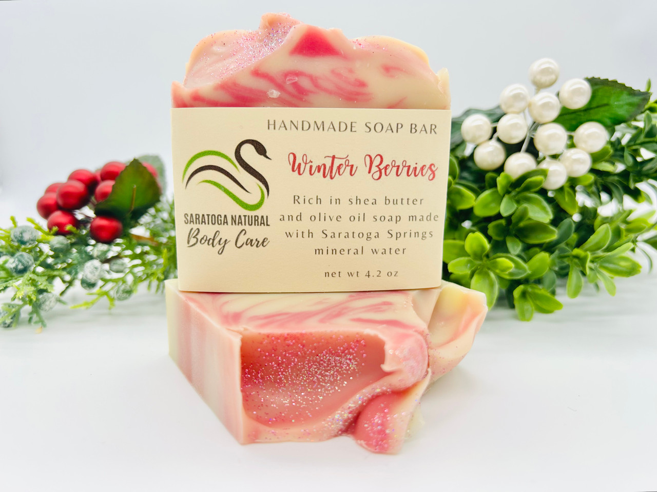 Holiday Season Handmade Soap Gift Set Featuring Three Uniquely Scented  Soaps in One Gift Basket