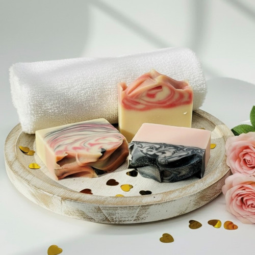 Set of Three Valentine's Day Soap Bars