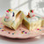 Handmade vegan unicorn soap with embedded toy, pastel swirl soap bar scented in peach melon, fun and playful bath gift.