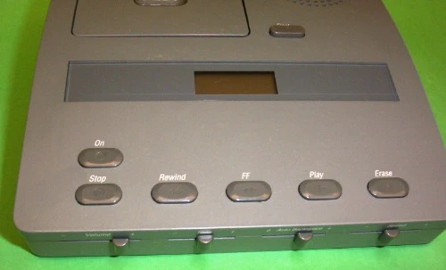 Dictaphone 3740 Microcassette Transcriber controls
