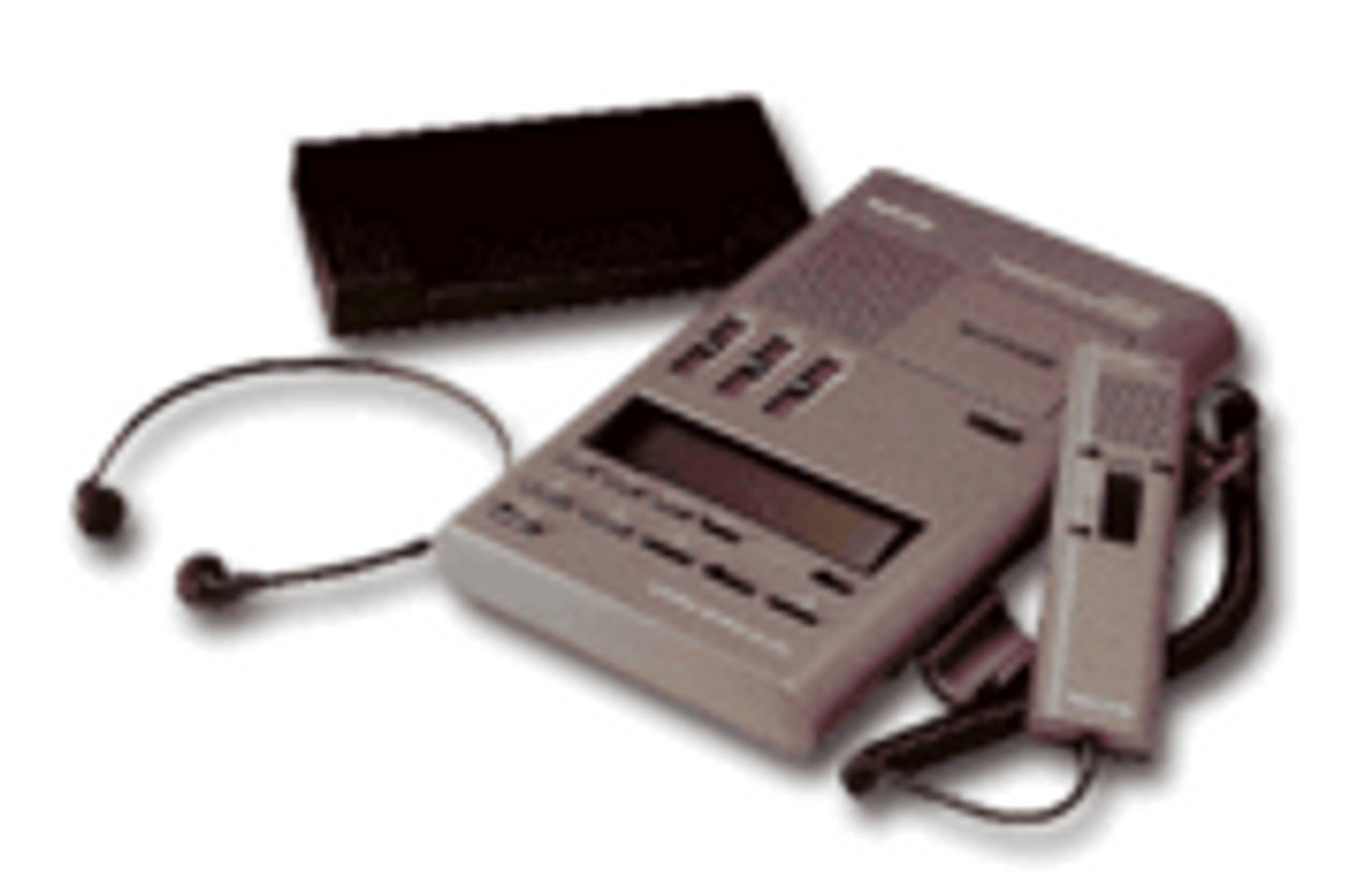 Olympus Pearlcorder DT2000 Microcassette transcriber dictation machine