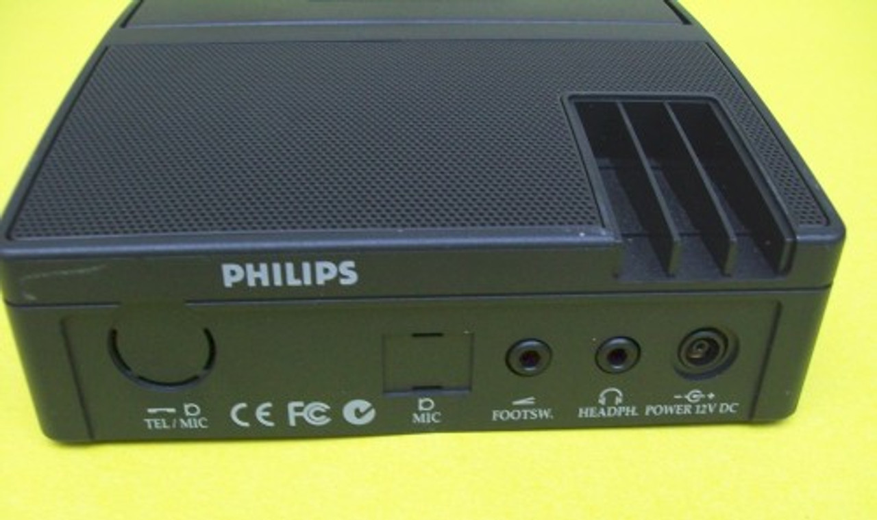 Philips Model LFH 720 Mini Cassette transcriber connections