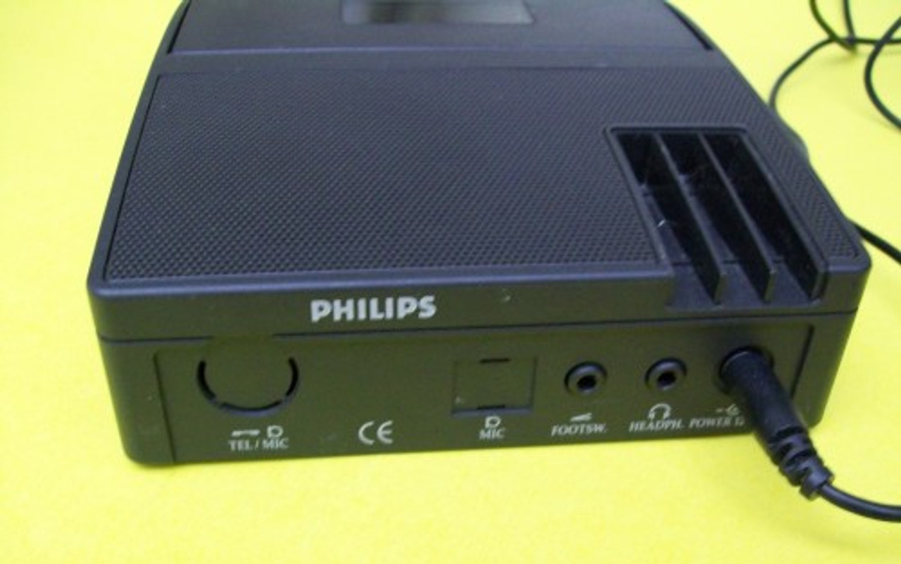 Philips Lfh 710 Mini cassette Transcription Transcriber Machine connections