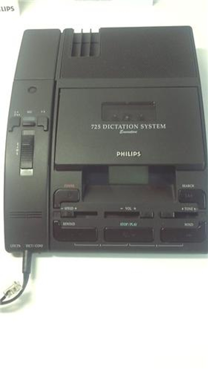 Philips Lfh 725 Minicassette Mini cassette Dictation Machine with Microphone