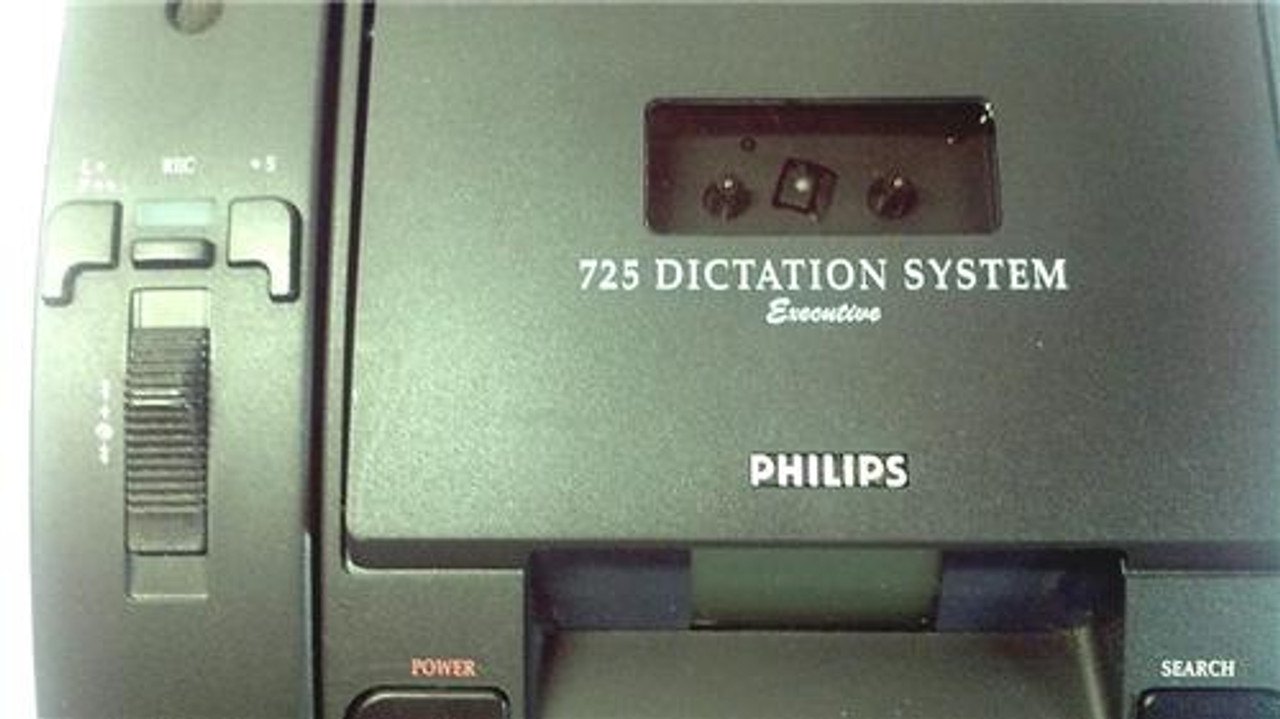 Philips Lfh 725 Minicassette Mini cassette Dictation Machine with  Microphone - VOXEAGLE EQUIPMENT