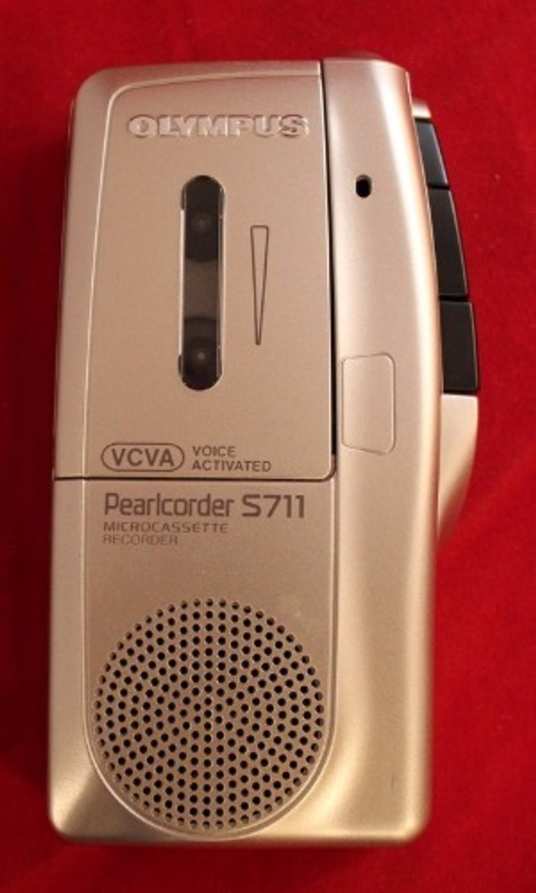 Olympus Pearlcorder S711 Microcassette Handheld Voice Recorder