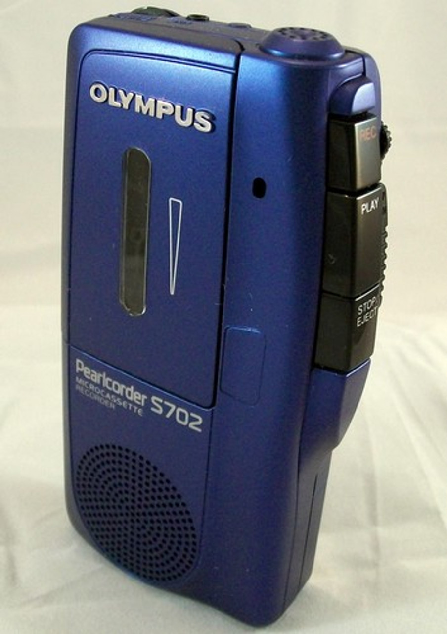 Olympus Pearlcorder S702 Handheld Microcassette Voice Recorder