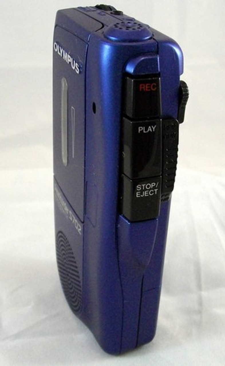 Olympus Pearlcorder S702 Handheld Microcassette Voice Recorder controls