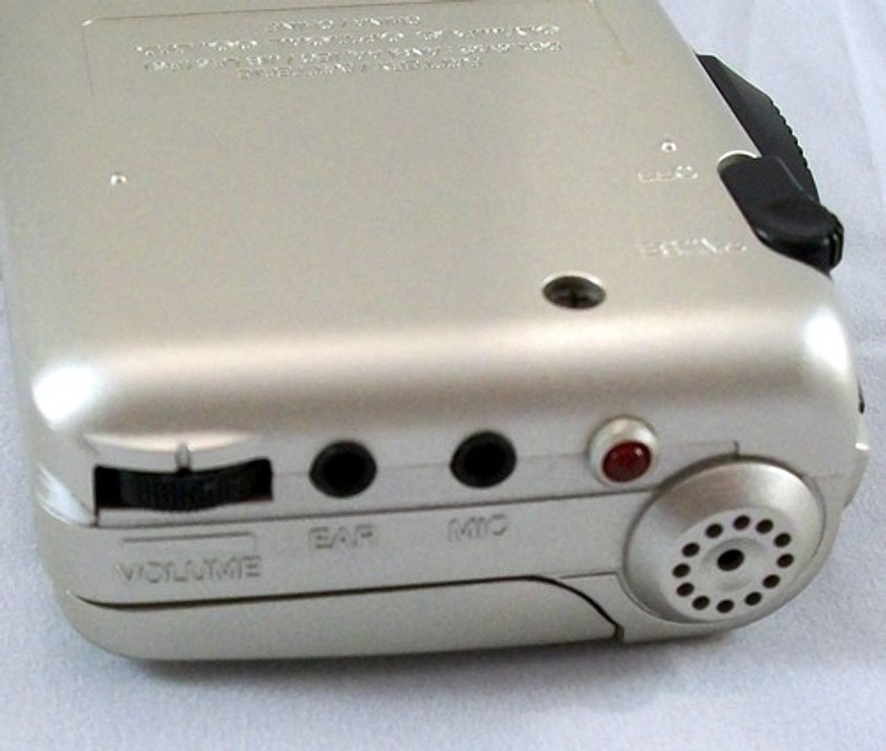 Olympus Pearlcorder S713 Microcassette Voice Recorder inputs