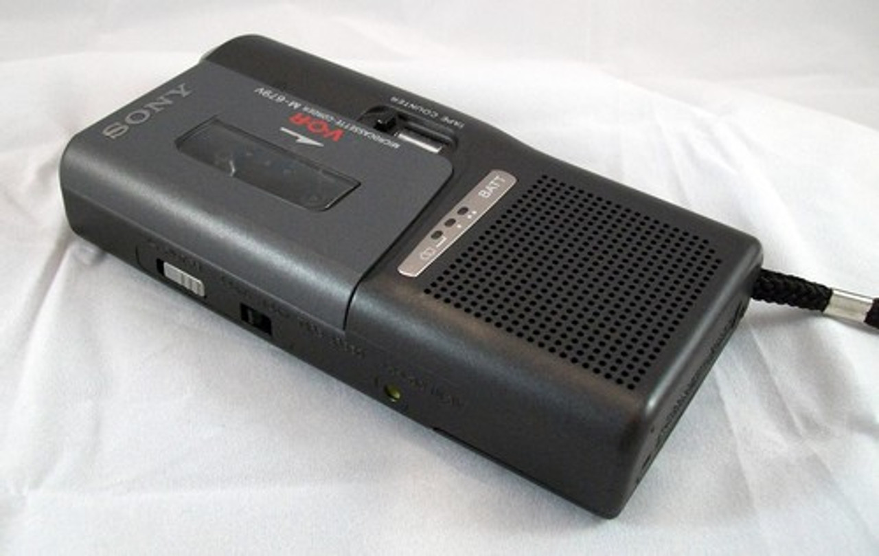 Sony M-679V Micro cassette Handheld Voice Recorder controls