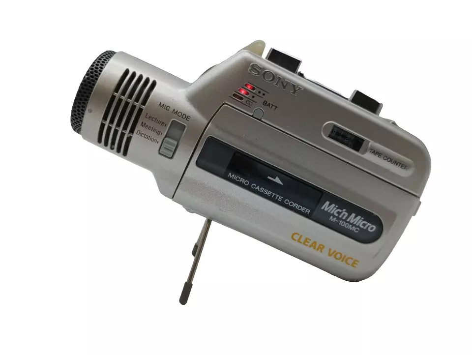 Sony M-100MC Microcassette Conference Meeting Handheld Voice