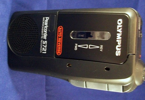 Olympus Pearlcorder S721 Handheld Micro Cassette Voice Recorder
