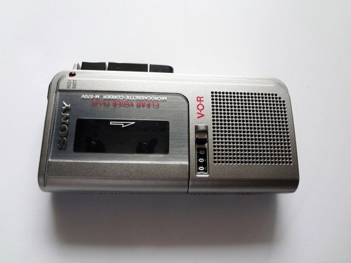 Sony M-570V Microcassette Handheld Voice Recorder - VOXEAGLE EQUIPMENT