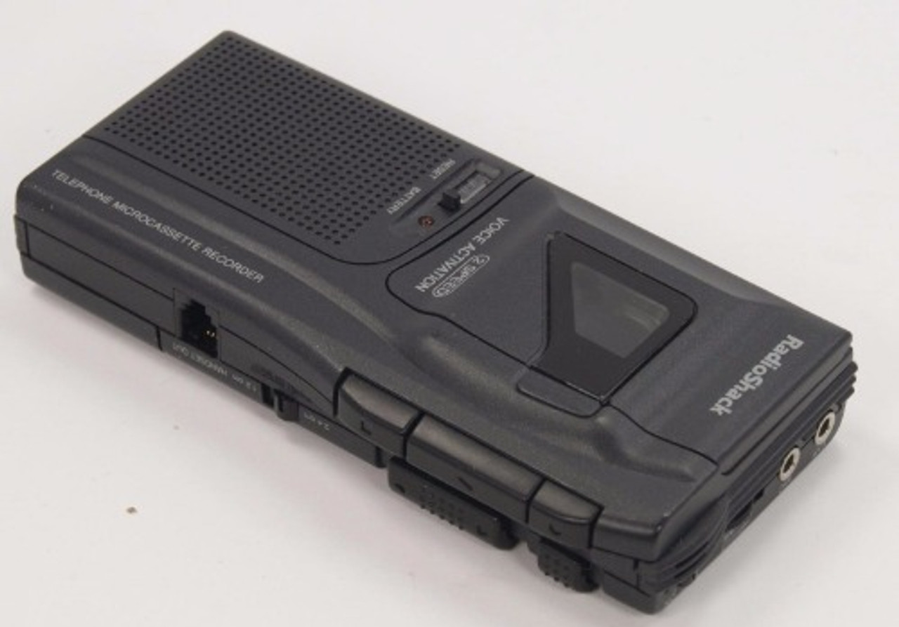 RadioShack TRC 300 Micro Cassette Telephone Recorder Kit connections