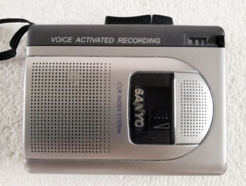 Sanyo TRC-970C Voice Activated Full Size Standard Cassette Recorder