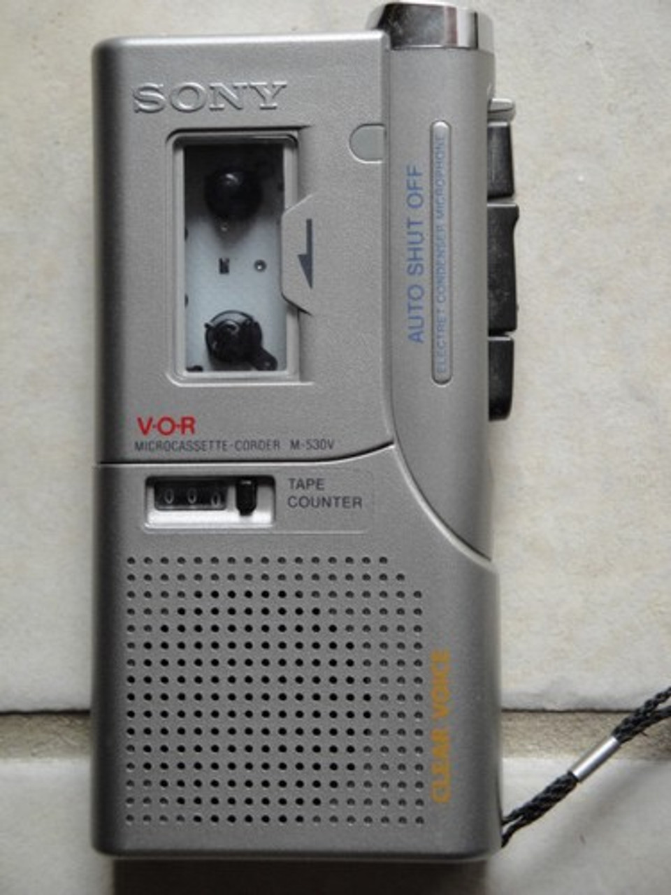 Sony M-530V Microcassette Handheld Voice Recorder