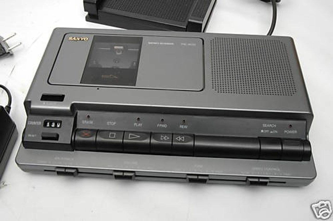 Sanyo Trc 8030 Standard Cassette Transcriber 2 SPEED PLAYBACK MODIFIED