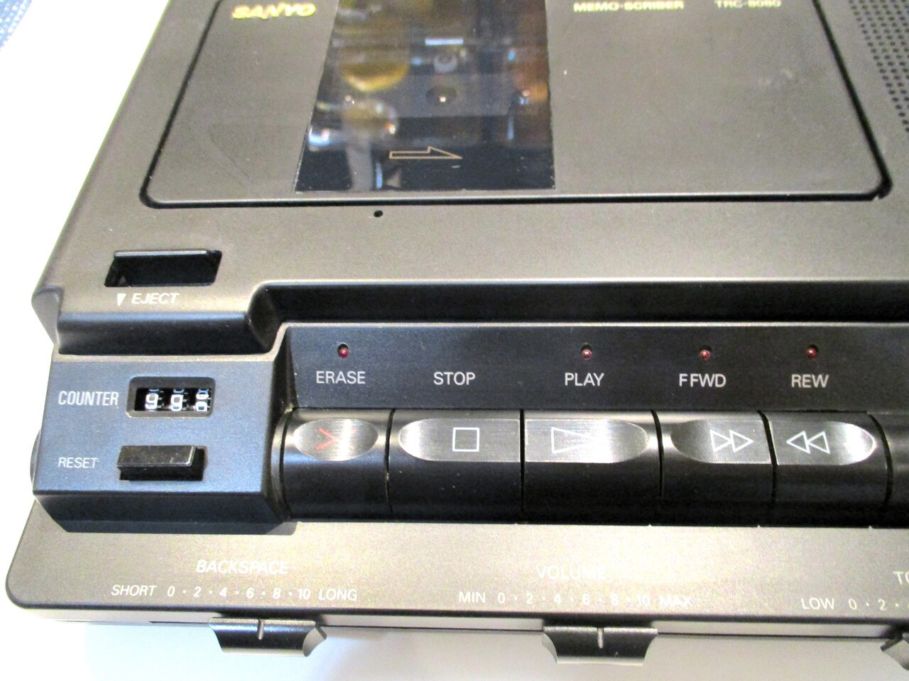 Sanyo Trc 8080 Cassette Transcriber Transcription Machine