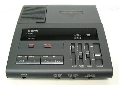 Sony Bi-85 Standard Cassette Transcription Transcriber Machine