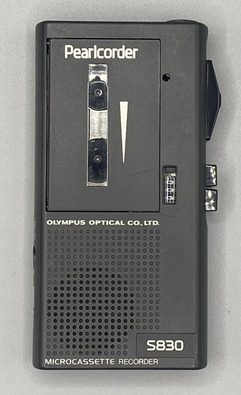 Olympus Pearlcorder S830 micro cassette recorder