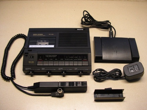 Sanyo Trc 7600 Minicassette Transcription Dictation Machine