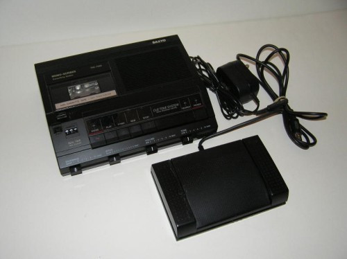 Sanyo Trc 7060 Minicassette Transcription Transcriber Machine