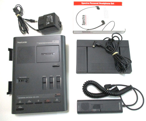 Olympus Pearlcorder DT1000 Micro Cassette Transcriber