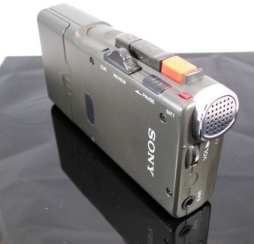 Sony M-430 Microcassette Handheld Voice Recorder controls