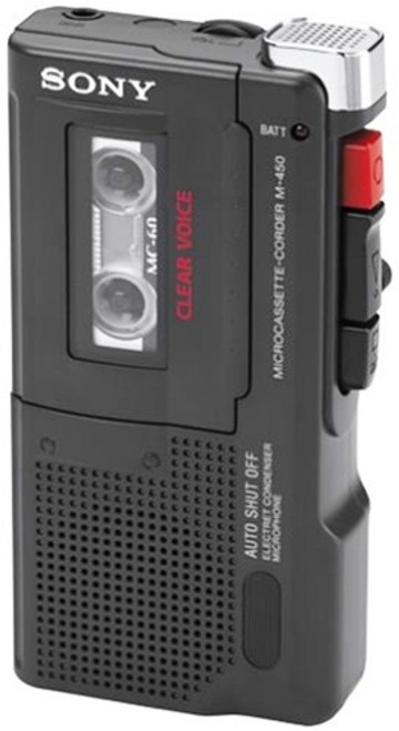 Sony M-450 Microcassette Handheld Voice Recorder