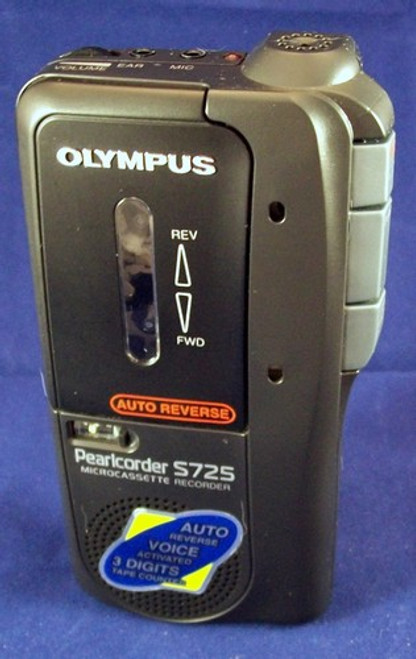 Olympus Pearlcorder S725 Handheld Microcassette Voice Recorder