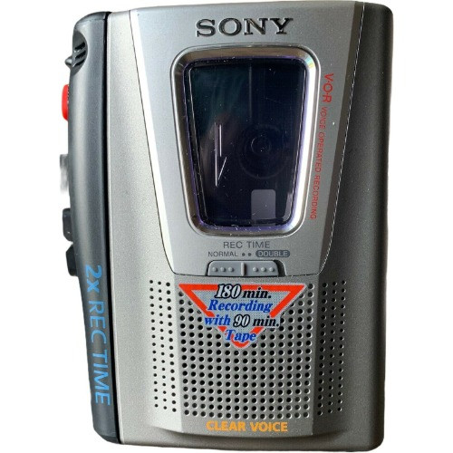 Sony tcm-20dv Pressman Portable Cassette Recorder