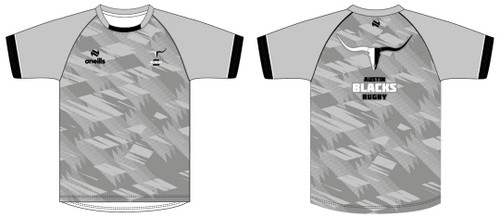 Austin Blacks Rugby Lincoln T-Shirt Grey 2025 (Adults)