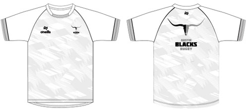 Austin Blacks Rugby Lincoln T-Shirt White 2025 (Adults)